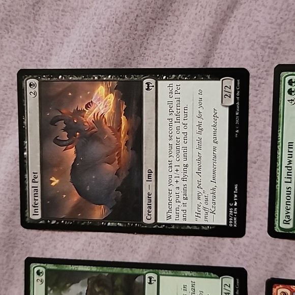 Set of 4 Magic The Gathering (MTG) Creature Misc. Animal Trading Cards - Picture 3 of 6